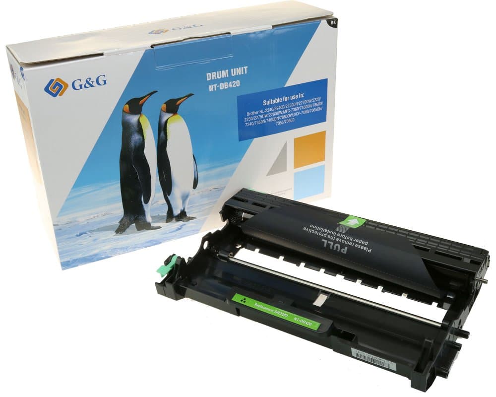 Unitate de cilindru Premium G&G (12K) Brother DR 2200 Black (DR-2200, DR2200)