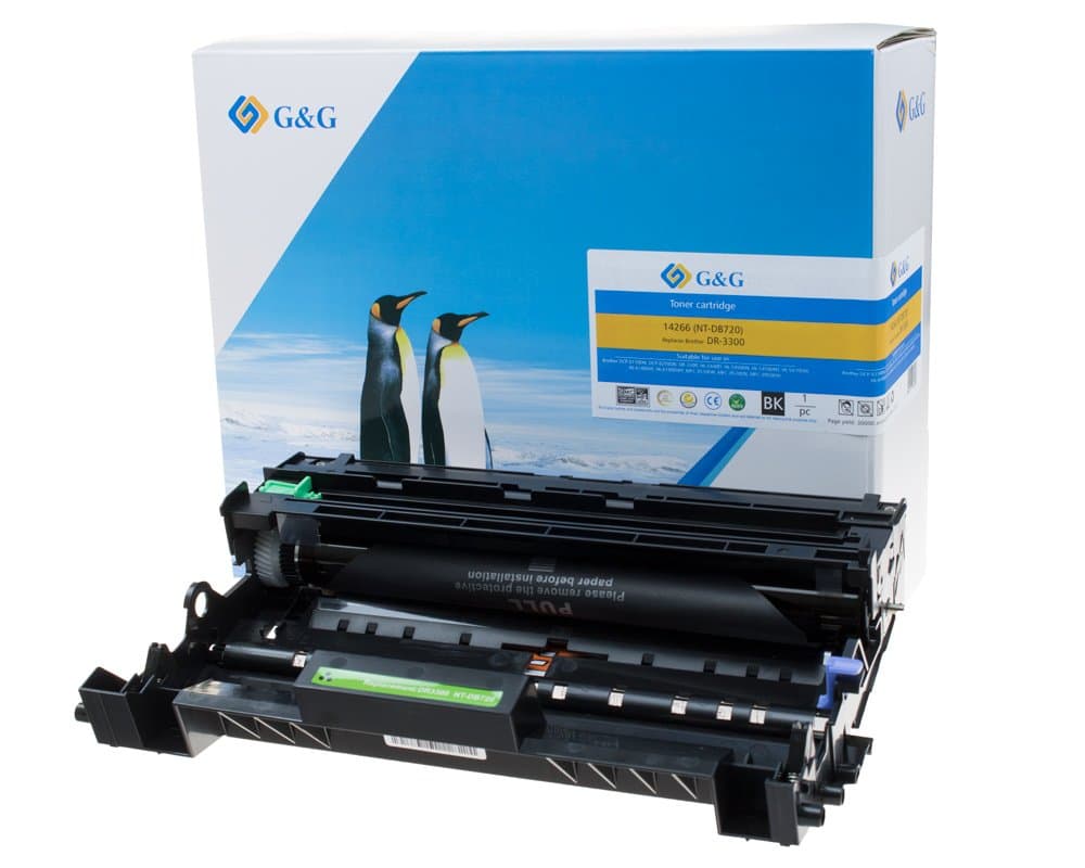 Unitate de cilindru Premium G&G (30K) Brother DR 3300 Black (DR-3300, DR3300)