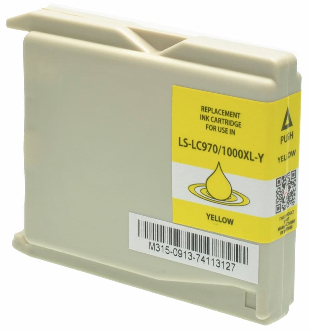 Cartus compatibil Brother LC 1000 Yellow (LC-1000Y, LC1000Y)