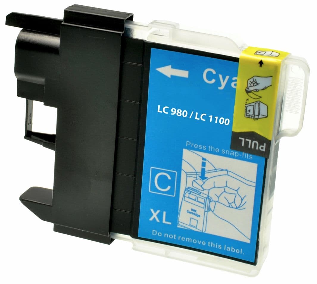 Cartus compatibil Brother LC 1100HY Cyan (LC-1100HYC, LC1100HYC)