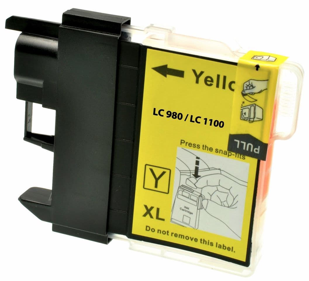 Cartus compatibil Brother LC 1100HY Yellow (LC-1100HYY, LC1100HYY)