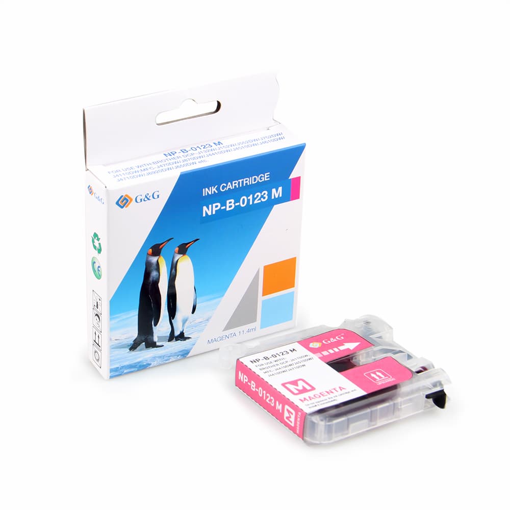 Cartus Premium G&G (0.6K) Brother LC 123 Magenta (LC-123M, LC123M)