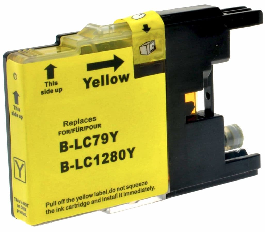 Cartus compatibil Brother LC 1240 Yellow (LC-1240Y, LC1240Y)