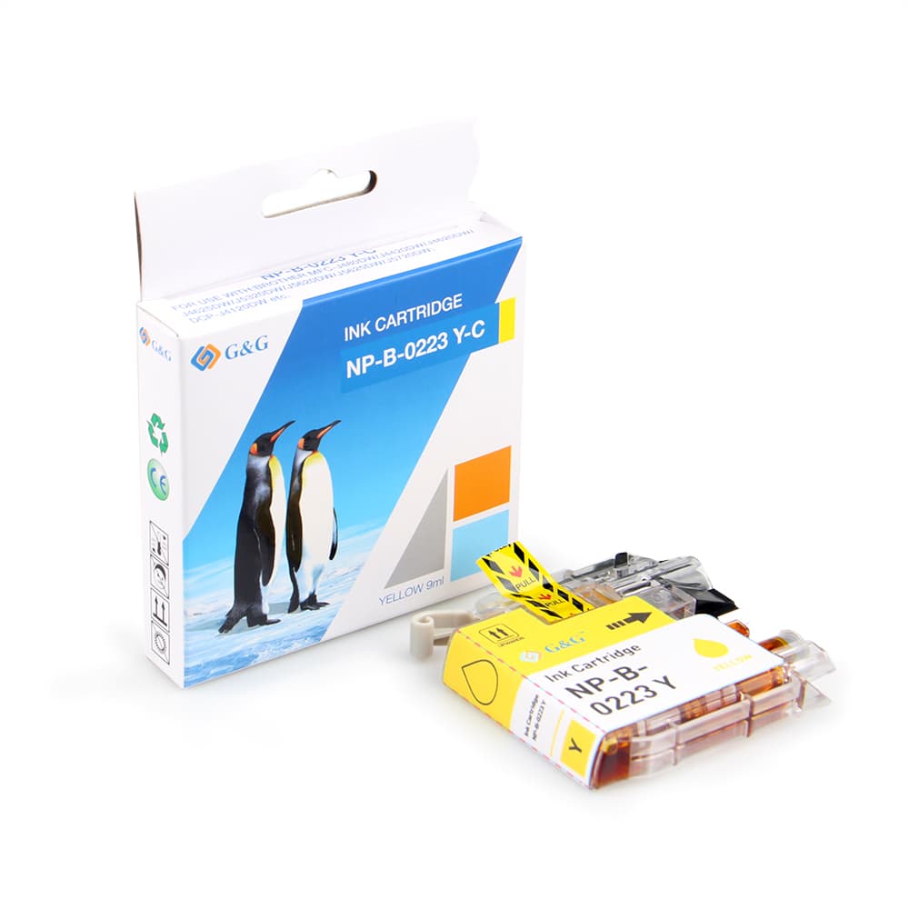 Cartus Premium G&G (0.6K) Brother LC 223 Yellow (LC-223Y, LC223Y)