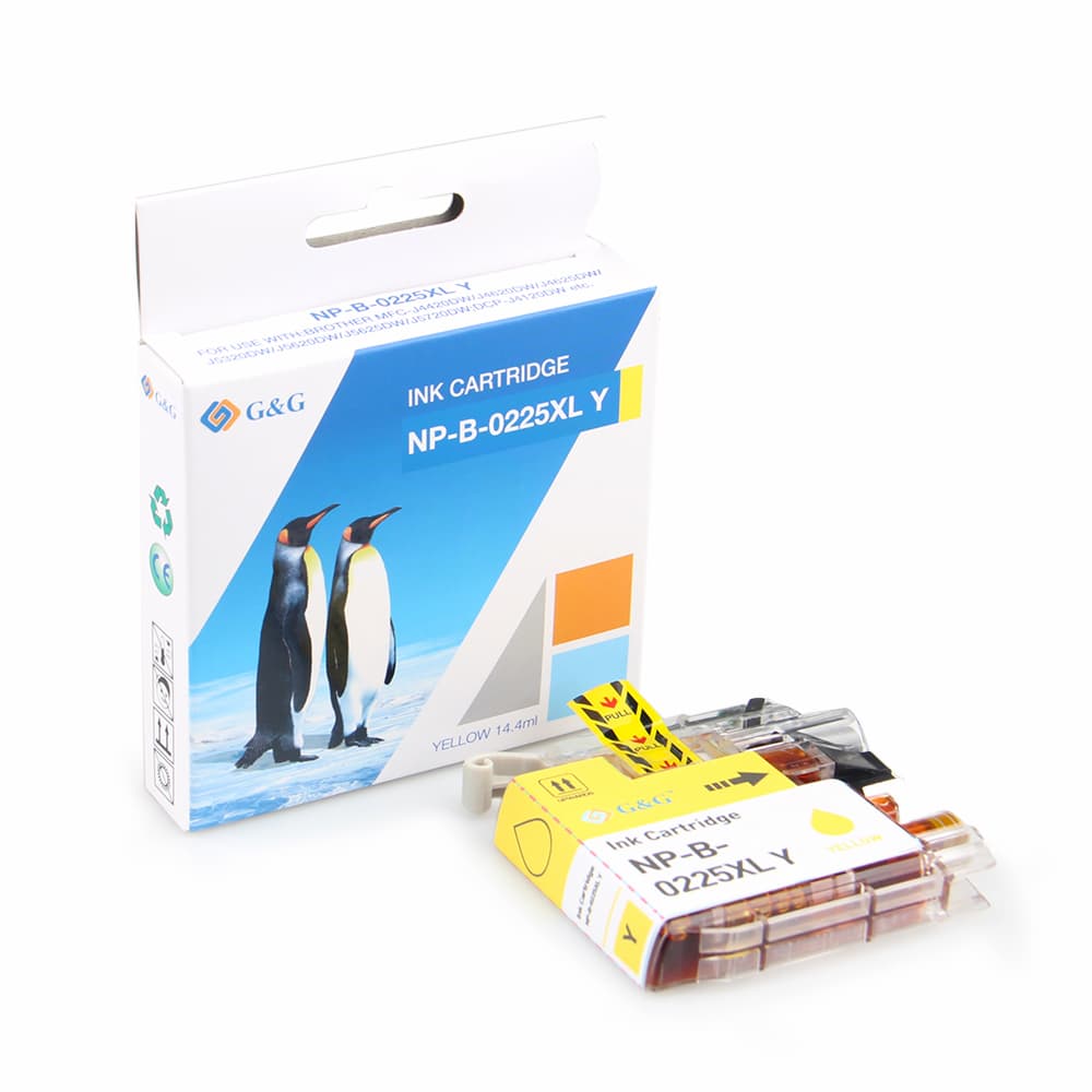 Cartus Premium G&G (1.2K) Brother LC 225 XL Yellow (LC-225XLY, LC225XLY)