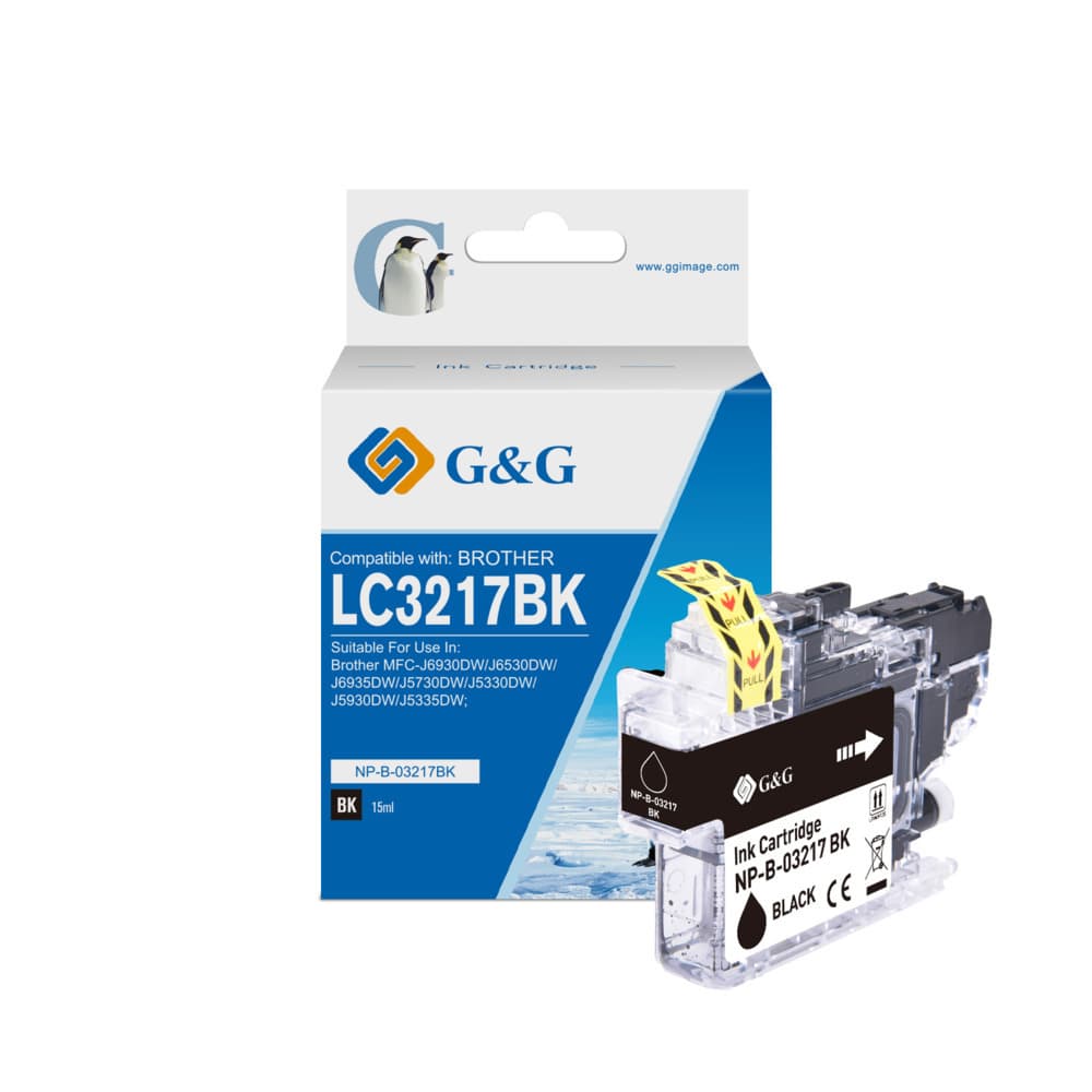 Cartus Premium G&G Brother LC 3217 Black (LC-3217BK, LC3217BK)