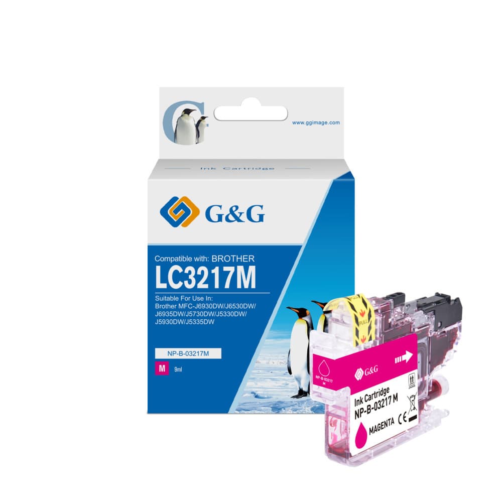 Cartus Premium G&G Brother LC 3217 Magenta (LC-3217M, LC3217M)