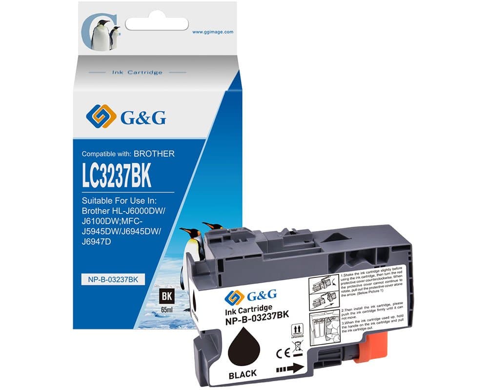 Cartus Premium G&G Brother LC 3237 Black (LC-3237BK, LC3237BK)