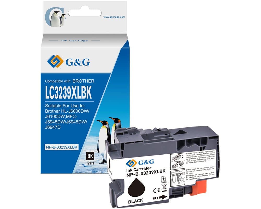 Cartus Premium G&G (6K) Brother LC 3239XL Black (LC-3239XLBK, LC3239XLBK)