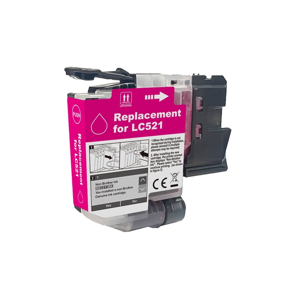 Cartus compatibil Brother LC 521 Magenta (LC-521M, LC521M)