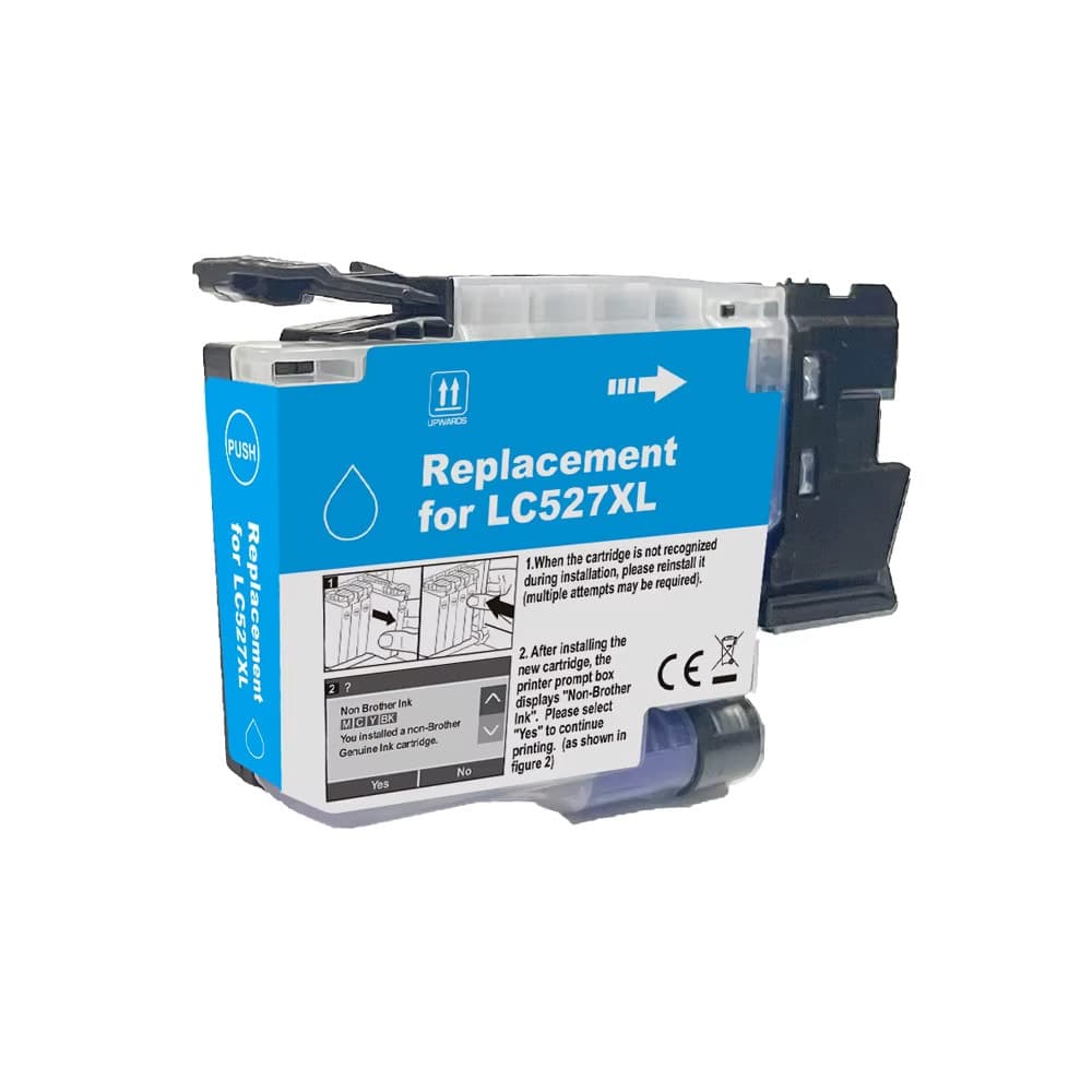 Cartus compatibil pigment Brother LC 527XL Cyan (LC-527XLC, LC527XLC)