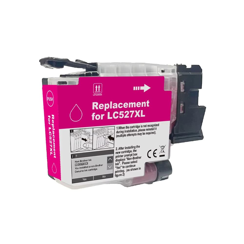 Cartus compatibil pigment Brother LC 527XL Magenta (LC-527XLM, LC527XLM)