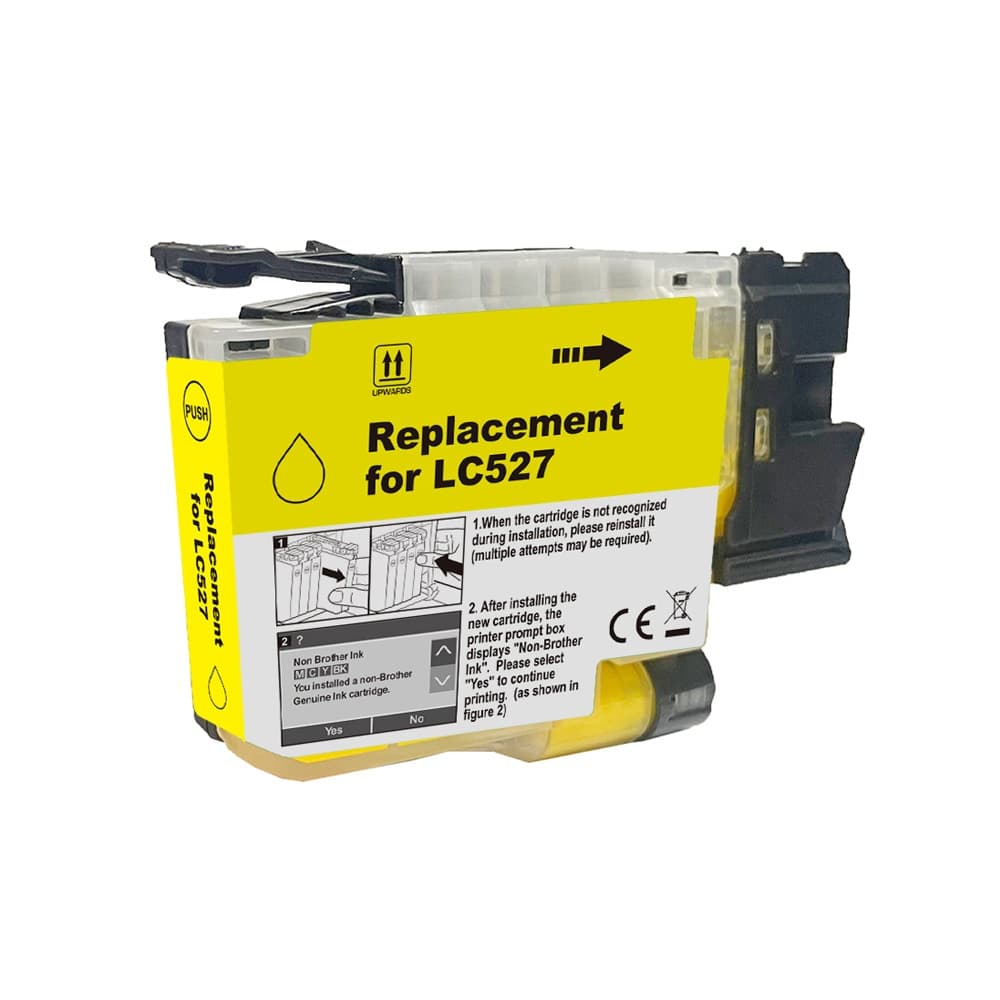 Cartus compatibil pigment Brother LC 527 Yellow (LC-527Y, LC527Y)