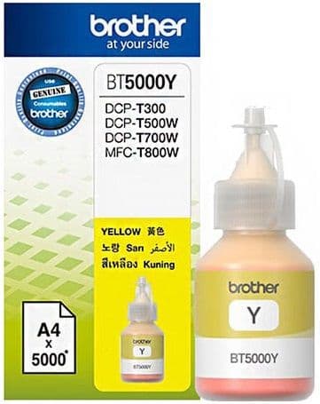 Flacon cerneala Brother BT 5000 Yellow (BT-5000Y, BT5000Y)
