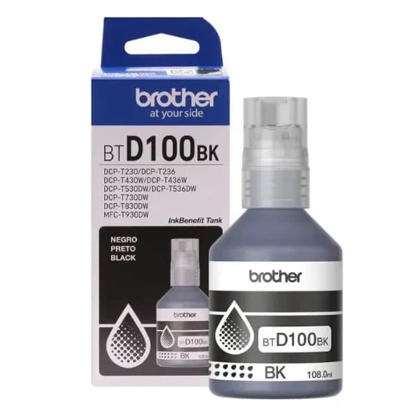 Flacon cerneala (7.5K) Brother BT D100BK Black (BT-D100BK, BTD100BK)