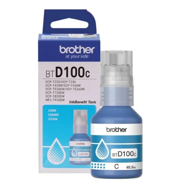 Flacon cerneala (5K) Brother BT D100 Cyan (BT-D100C, BTD100C)