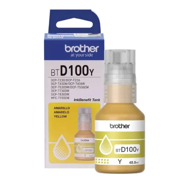 Flacon cerneala (5K) Brother BT D100 Yellow (BT-D100Y, BTD100Y)