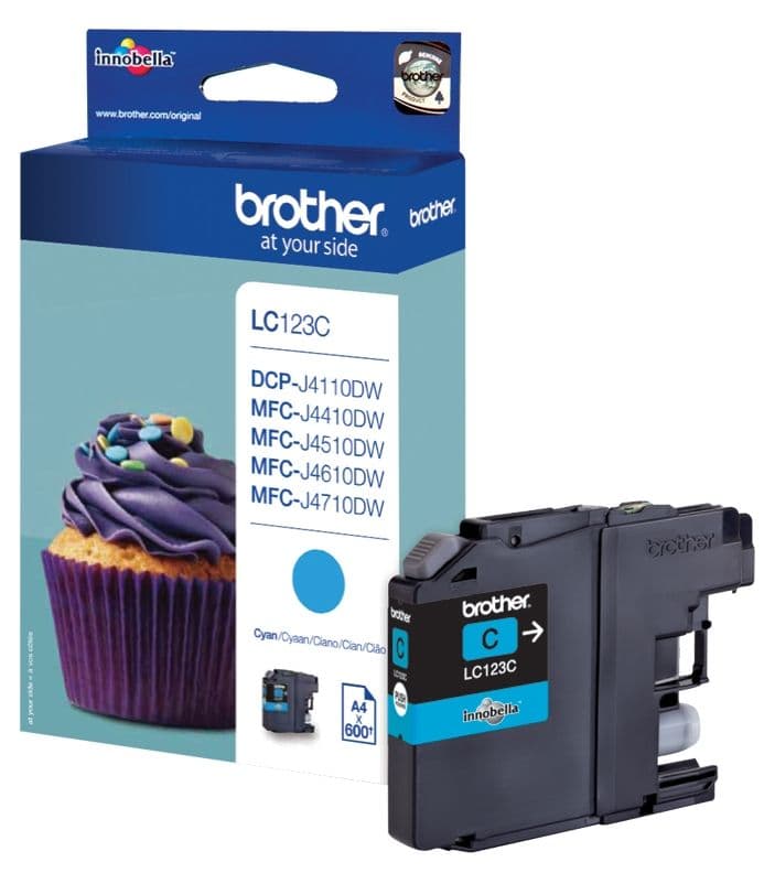 Cartus de cerneala Brother LC 123 Cyan (LC-123C, LC123C)