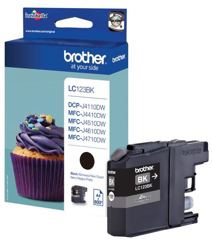 Cartus de cerneala Brother LC 123 Black (LC-123BK, LC123BK)