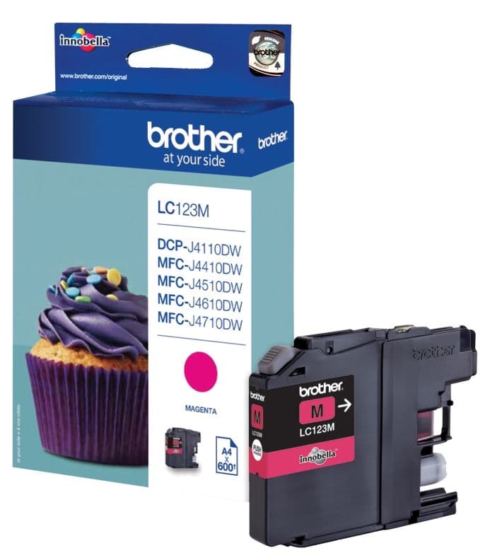 Cartus de cerneala Brother LC 123 Magenta (LC-123M, LC123M)