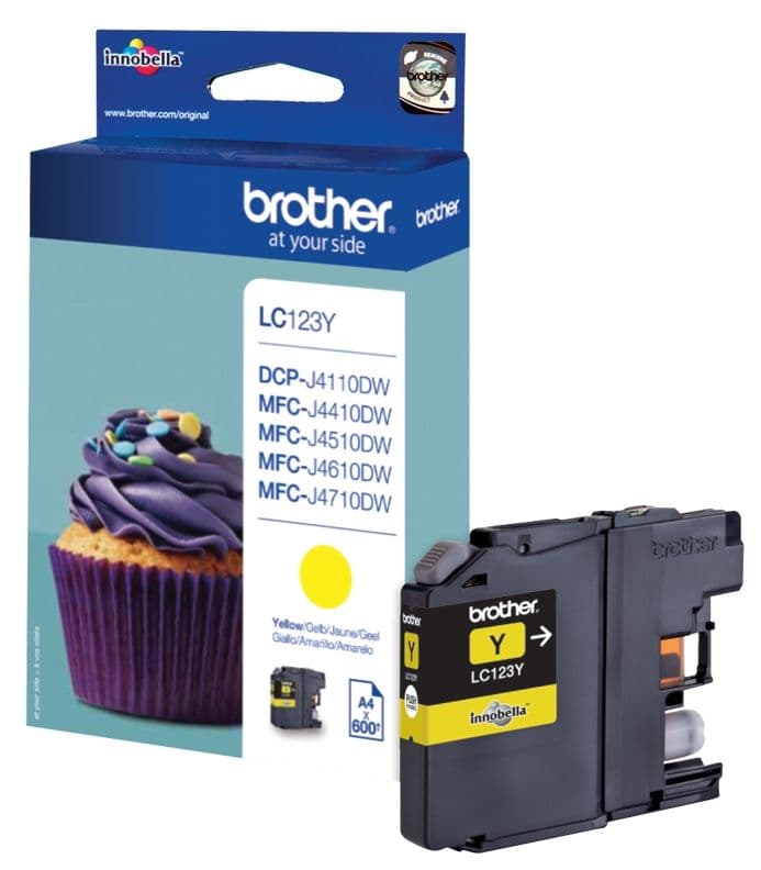 Cartus de cerneala Brother LC 123 Yellow (LC-123Y, LC123Y)