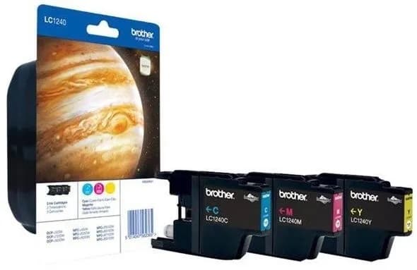 Set cartuse de cerneala Brother LC 1240 CMY (LC-1240RBWBP, LC1240RBWBP)