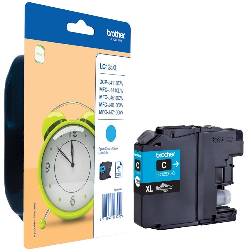 Cartus de cerneala Brother LC 125 XL Cyan (LC-125XLC, LC125XLC)