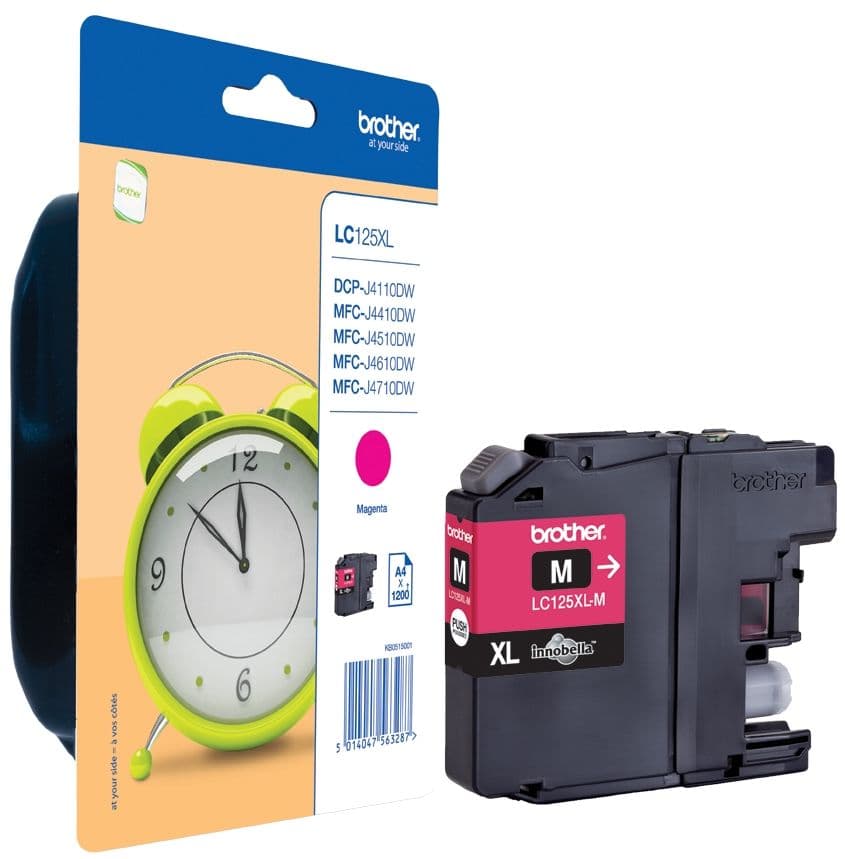 Cartus de cerneala Brother LC 125 XL Magenta (LC-125XLM, LC125XLM)