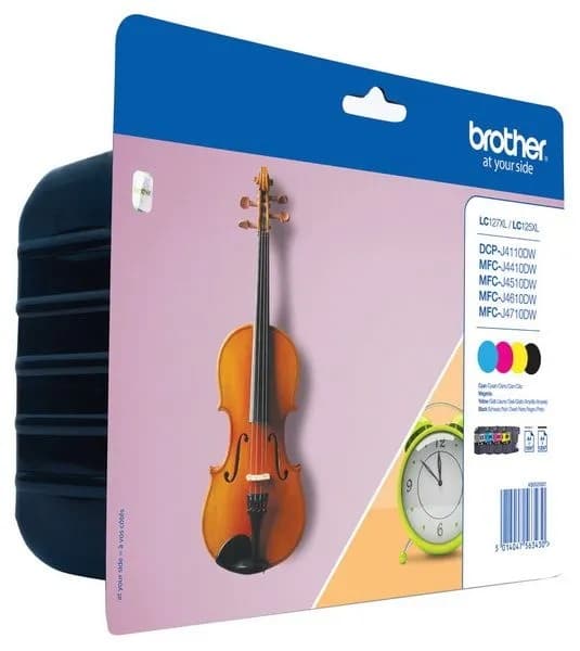 Set cartuse de cerneala Brother LC 127 XL CMYK (LC-127XLVALBP, LC127XLVALBP)