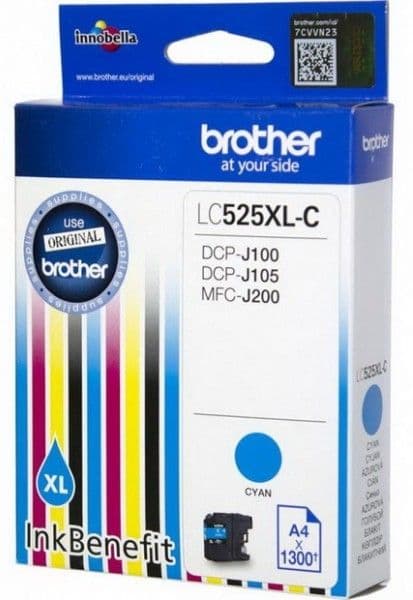 Cartus de cerneala Brother LC 525 XL Cyan (LC-525XLC, LC525XLC)