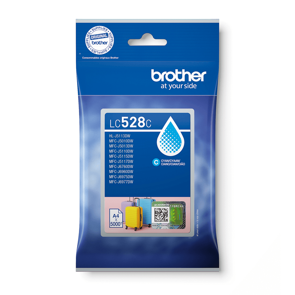 Cartus de Cerneala (5K) Brother LC 528 Cyan (LC-528C, LC528C)