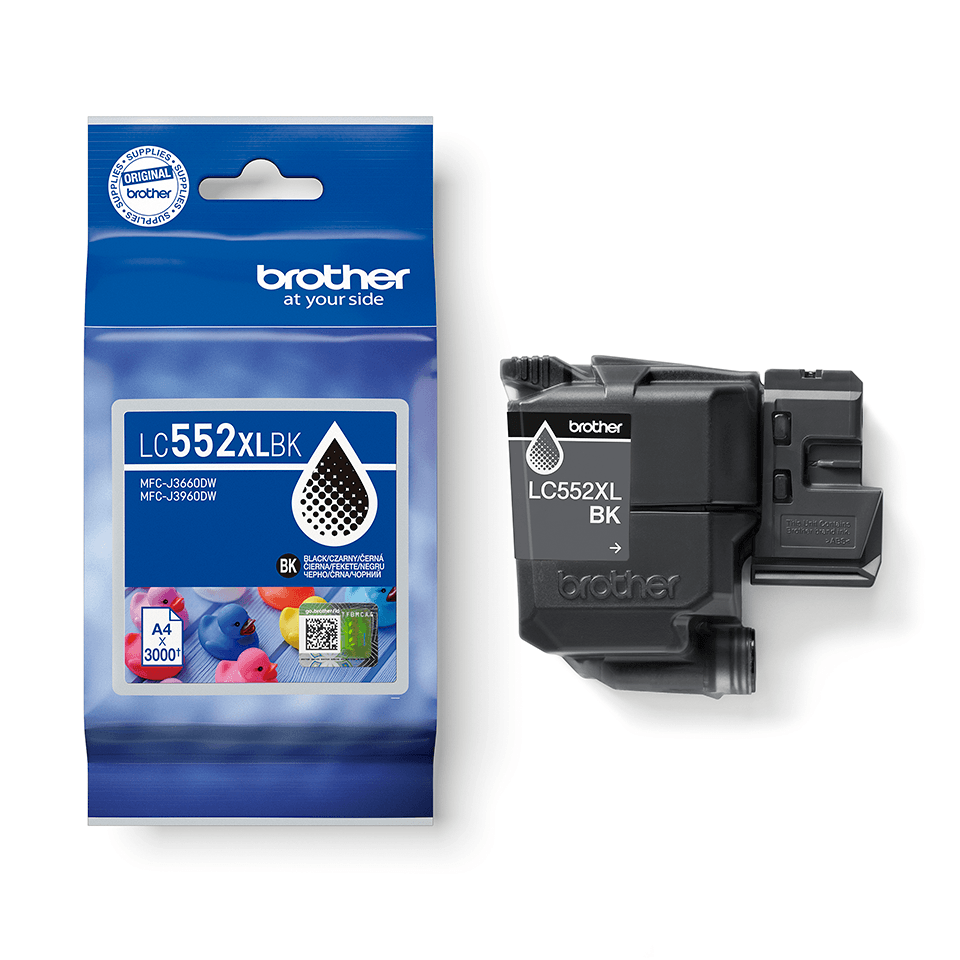 Cartus de Cerneala (3K) Brother LC 552XL Black (LC-552XLBK, LC552XLBK)