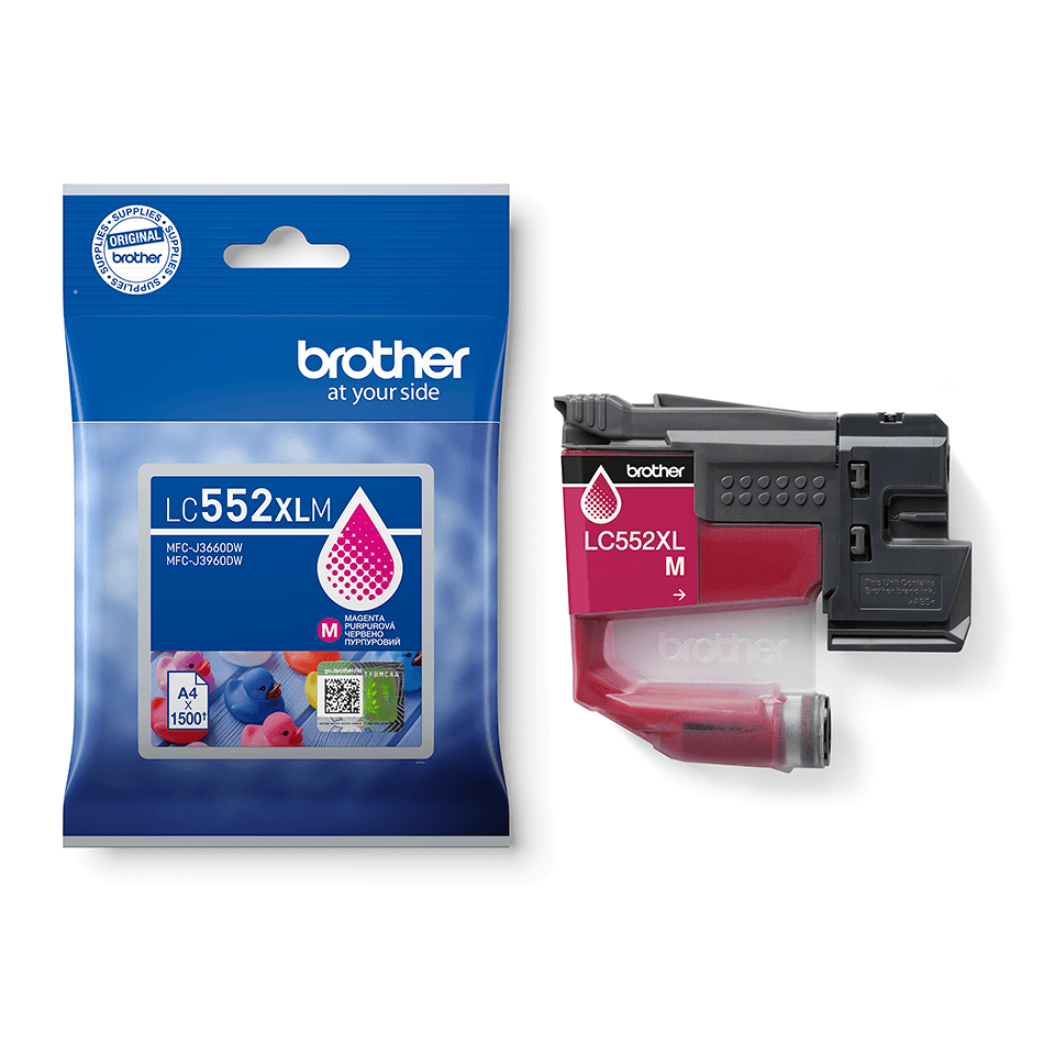 Cartus de Cerneala (1.5K) Brother LC 552XL Magenta (LC-552XLM, LC552XLM)