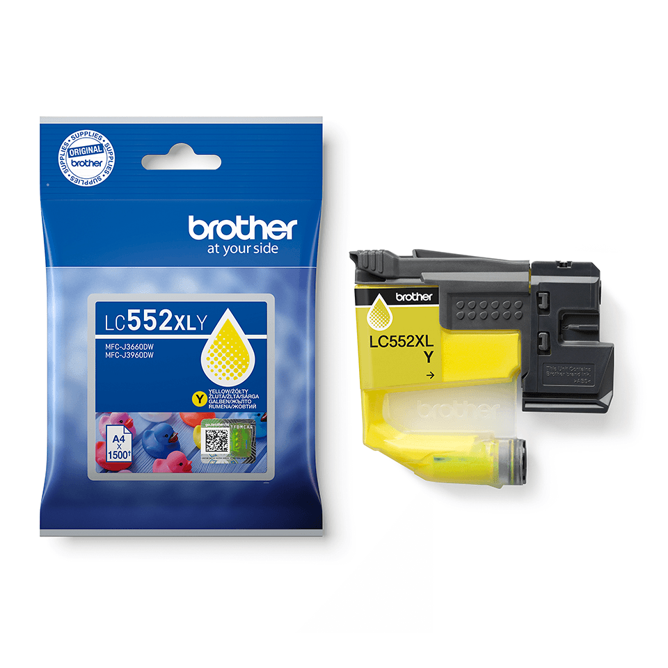 Cartus de Cerneala (1.5K) Brother LC 552XL Yellow (LC-552XLY, LC552XLY)