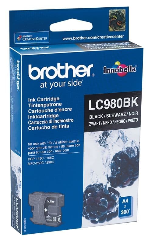 Cartus de cerneala Brother LC 980 Black (LC-980BK, LC980BK)