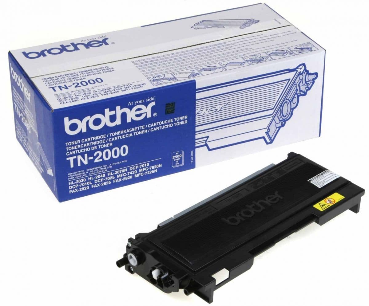 Cartus de toner (2.5K) Brother TN 2000 Black (TN-2000, TN2000)