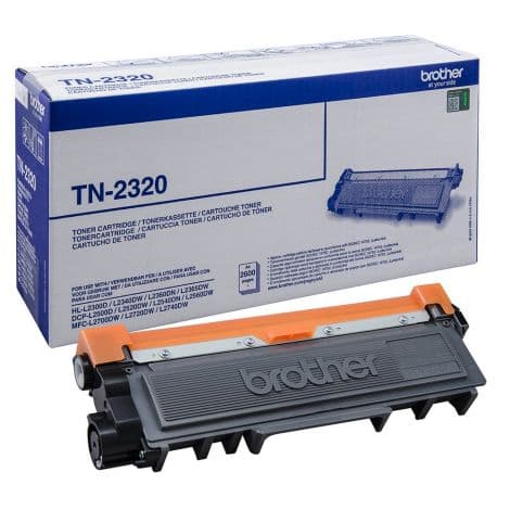 Cartus de toner (2.6K) Brother TN 2320 Black (TN-2320, TN2320)