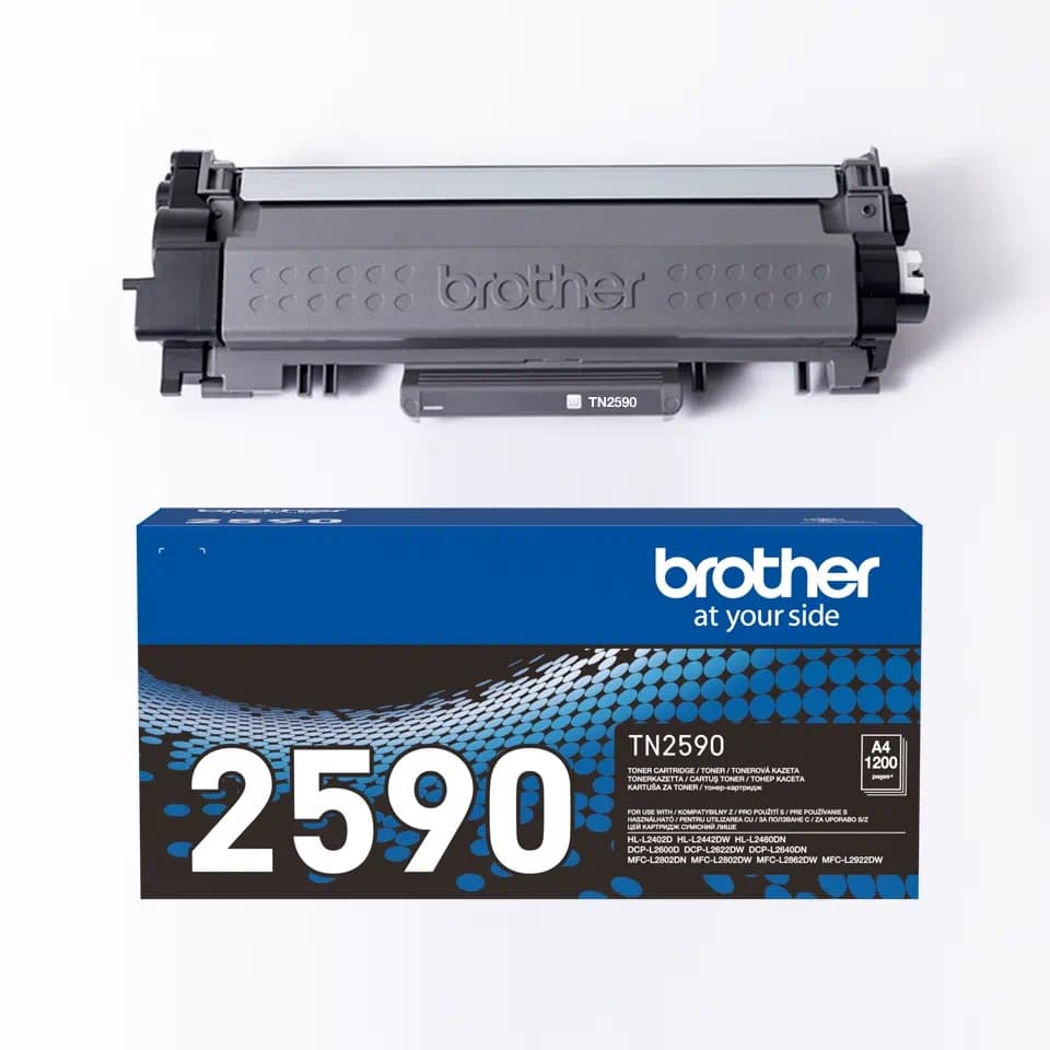 Cartus de toner (1.2K) Brother TN 2590 Black (TN-2590, TN2590)