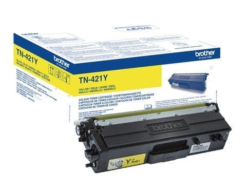 Cartus de toner (1.8K) Brother TN 421 Yellow (TN-421Y, TN421Y)