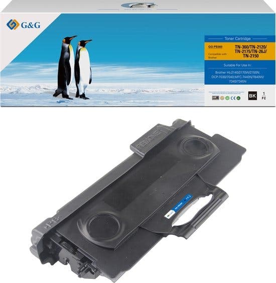 Toner Premium G&G (2.6K) Brother TN 2120 Black (TN-2120, TN2120)