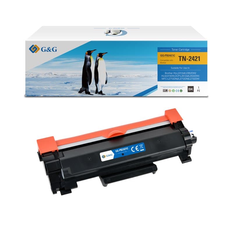 Toner Premium G&G (3K) Brother TN 2421 Black (TN-2421, TN2421)