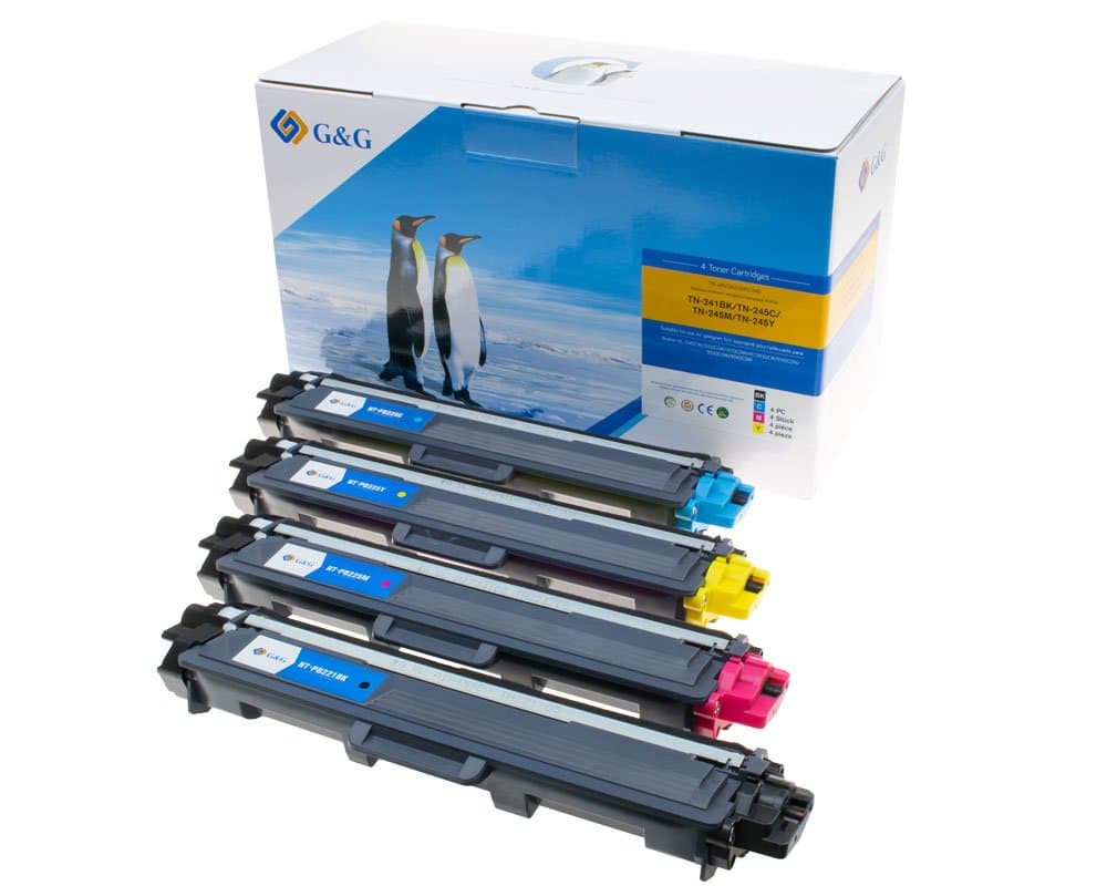 Pachet tonere premium G&G Brother TN 241 (TN-241, TN241)