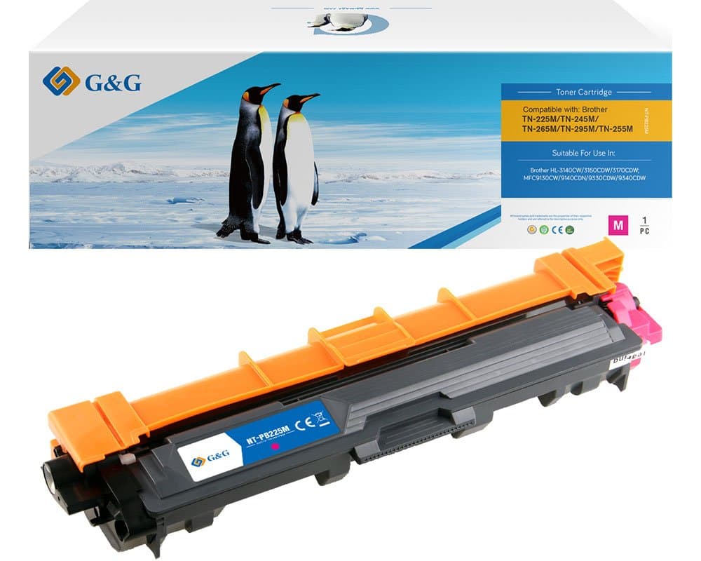 Toner Premium G&G (2.2K) Brother TN 245 Magenta (TN-245M, TN245M)