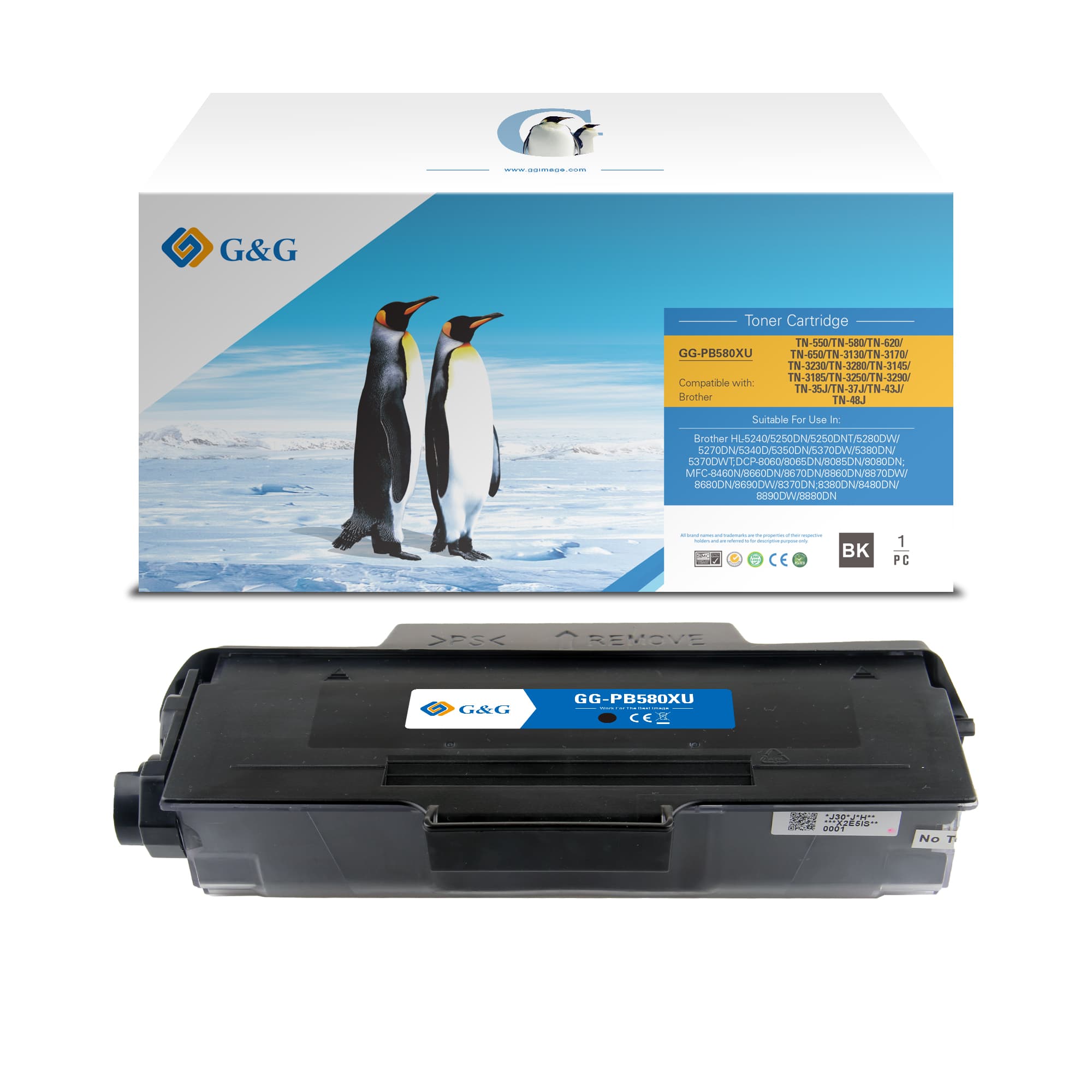 Toner Premium G&G XL (12K) Brother TN 3280 Black (TN-3280, TN3280)