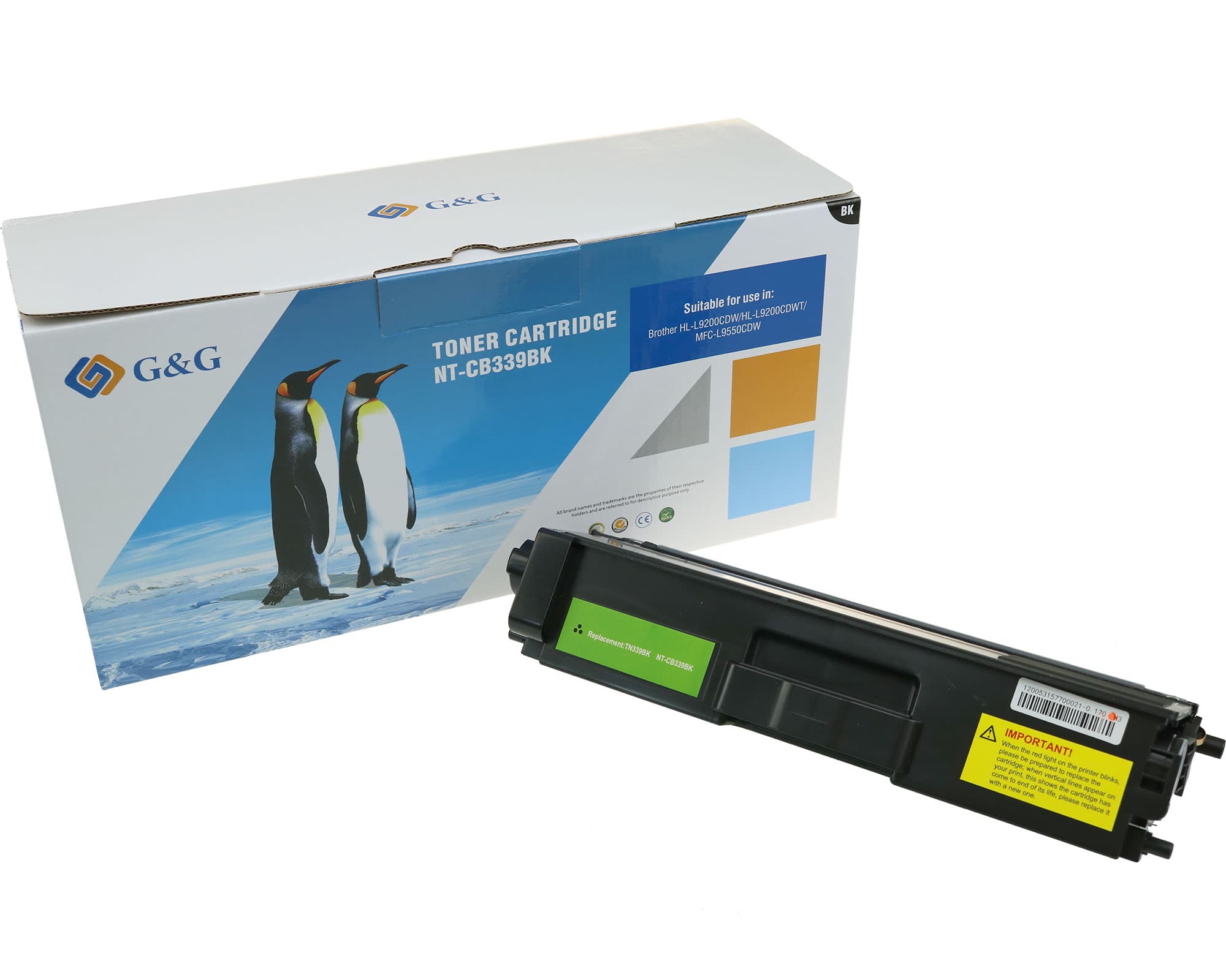 Toner Premium G&G (6K) Brother TN 328 Black (TN-328BK, TN328BK)