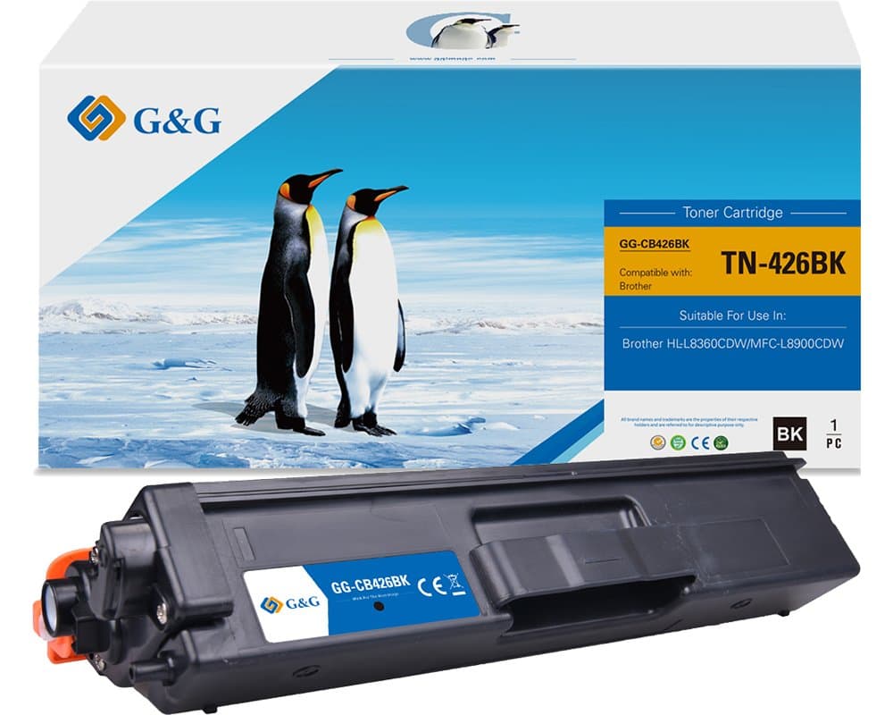 Toner Premium G&G (9K) Brother TN 426 Black (TN-426BK, TN426BK)