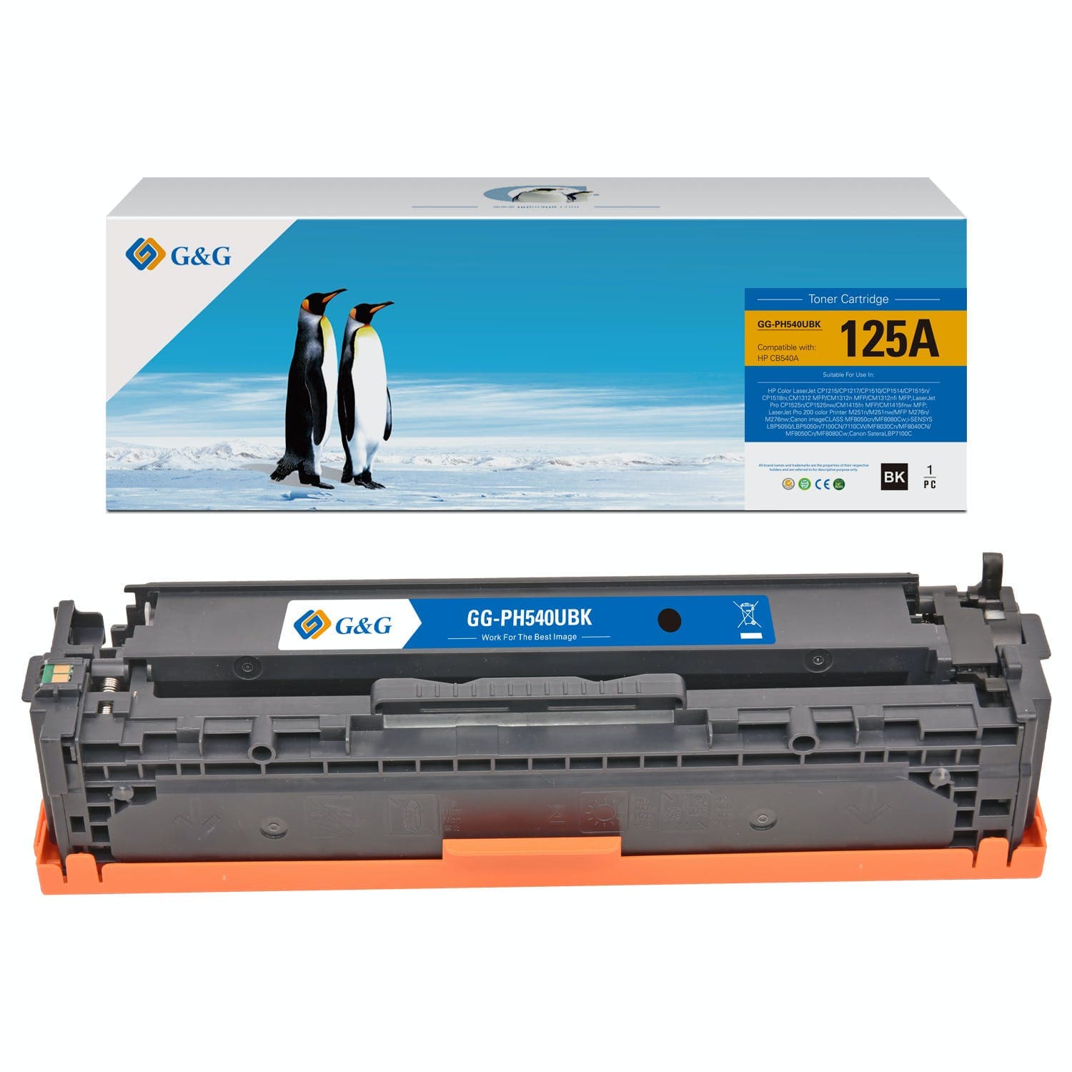 Toner Premium G&G (2K) HP 128A Black (CE320A)