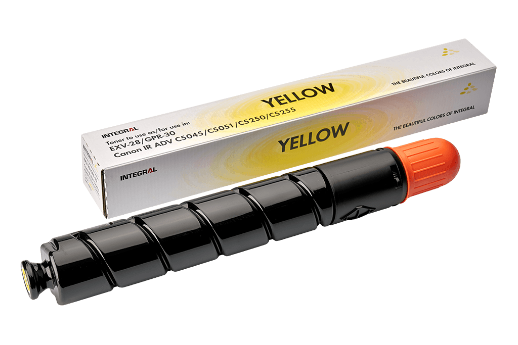 Toner Premium INTEGRAL (38K) Canon EXV 28 Yellow (2801B002, C-EXV28Y, CEXV28Y)
