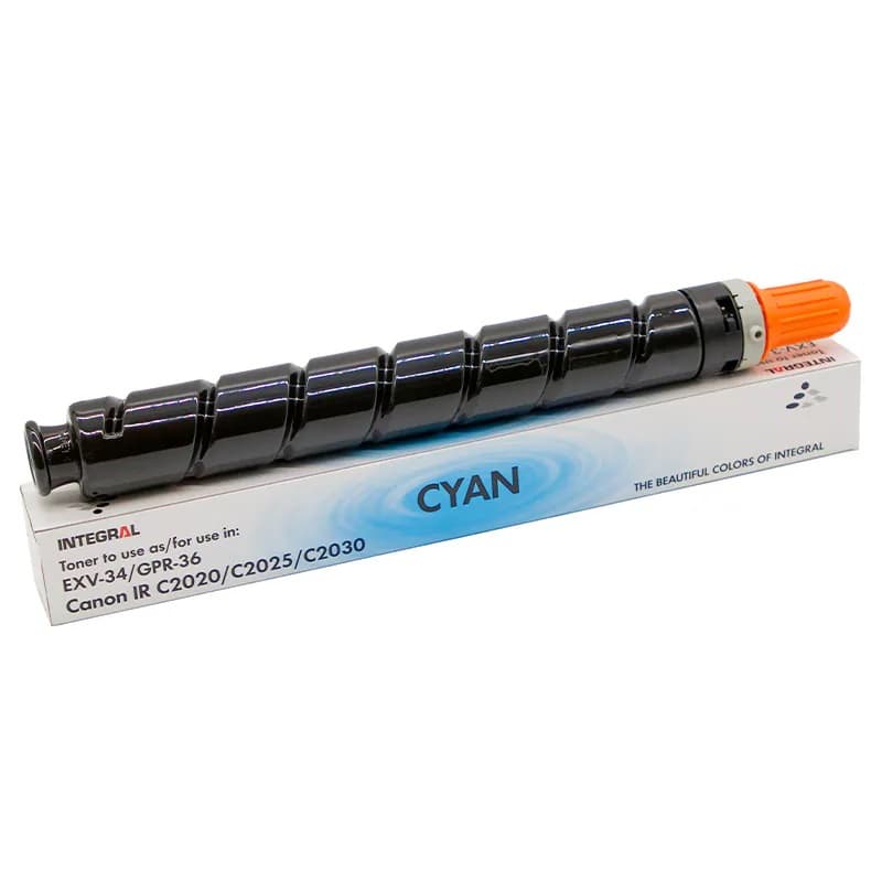 Toner Premium INTEGRAL (19K) Canon EXV 34 Cyan (3783B002, C-EXV34C, CEXV34C)