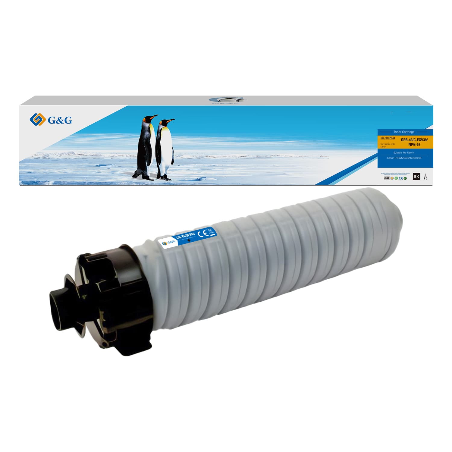 Toner Premium G&G (30.2K) Canon EXV 39 Black (4792B002, C-EXV39, CEXV39)